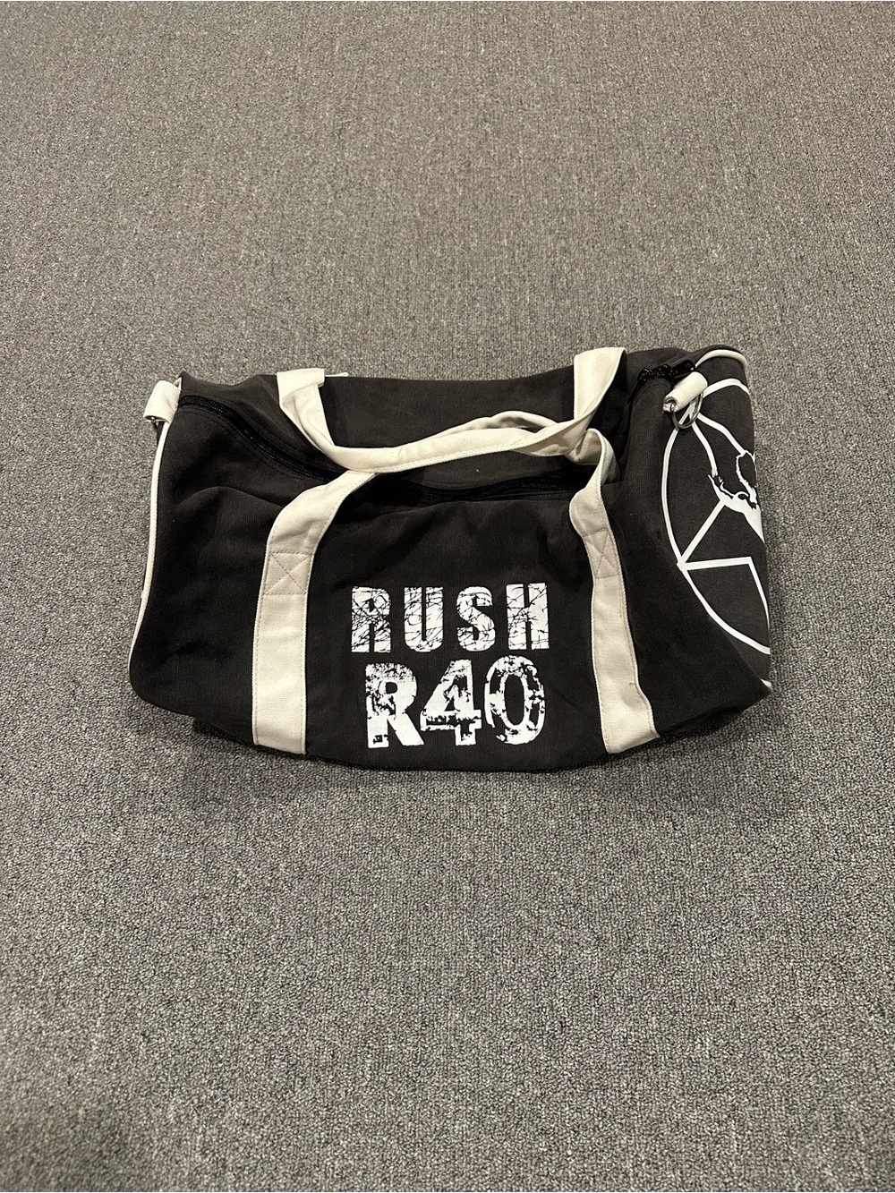 Rush R40 Black and White Duffel Bag - Collectible (New condition)